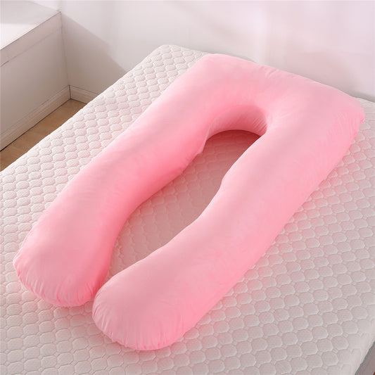 Multifunctional pregnant woman pillow side lying pillow cotton removable and washable U-shaped nap pillow cushion factory direct sales