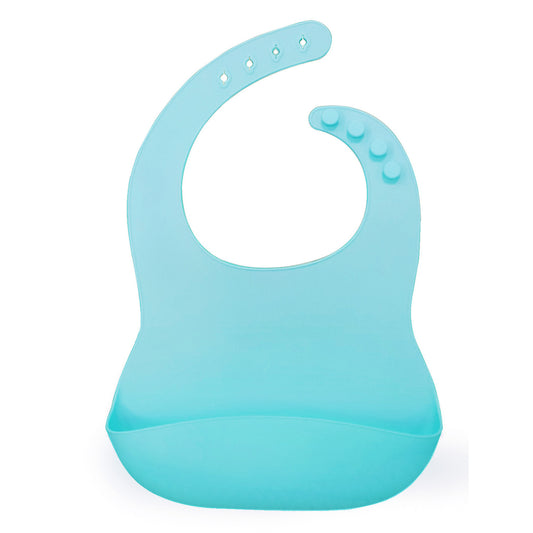 Factory direct children's silicone saliva towel / cartoon baby bib / saliva pocket waterproof bib / silicone bib