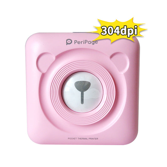 PeriPage love bear portable pocket phone photo wrong title notes account bar code label printer