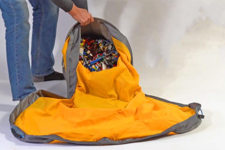 Multifunctional Portable Outdoor Travel Bags Storage Bag Organizer Pouch Toy Bag Basket Integrated Waterproof Storage Bucket
