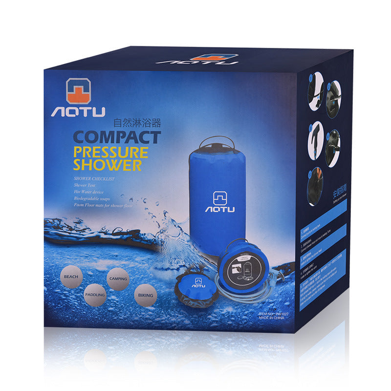 Amazon hot-selling hot-selling outdoor mountaineering bath bag portable camping outdoor bath bag shower AT6639