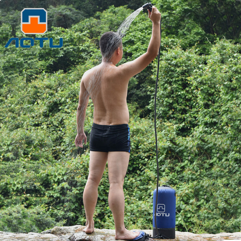 Amazon hot-selling hot-selling outdoor mountaineering bath bag portable camping outdoor bath bag shower AT6639