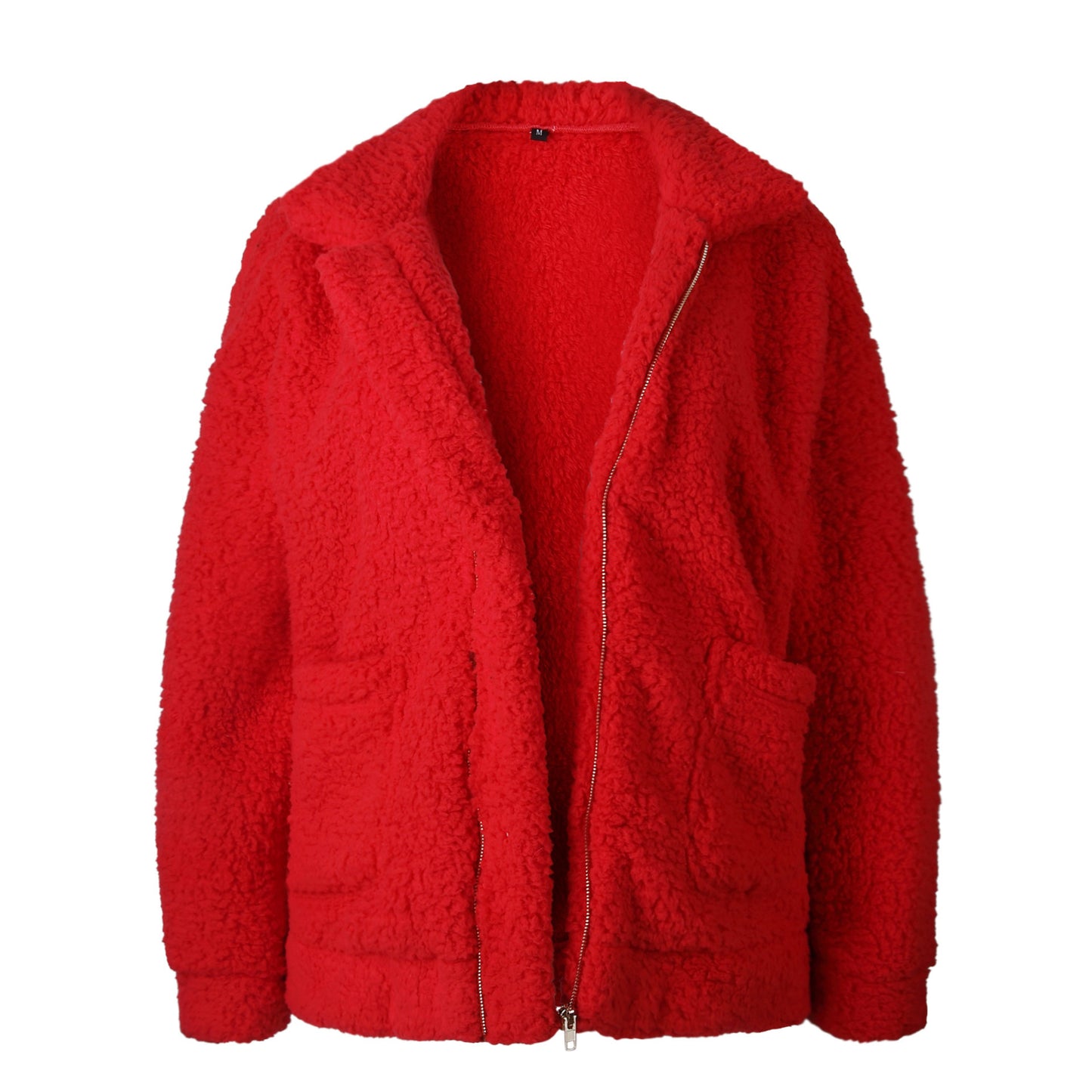 Cross-border special offer 9 colors 6 yards hot 2019 spring and autumn and winter fashion zipper plush comfortable tops Women's jackets in stock