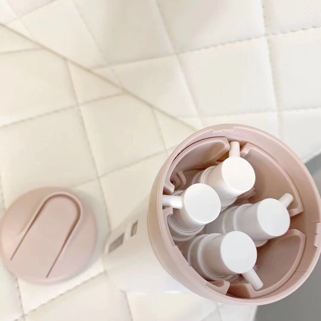 outdoor travel trip sub-bottle set portable lotion shampoo four-in-one rotating sub-bottle