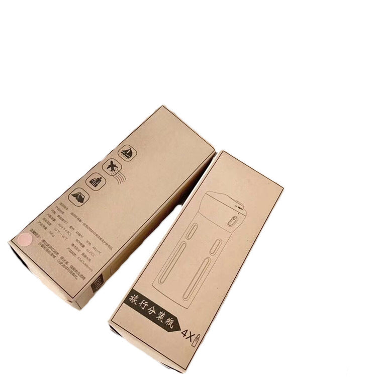 outdoor travel trip sub-bottle set portable lotion shampoo four-in-one rotating sub-bottle