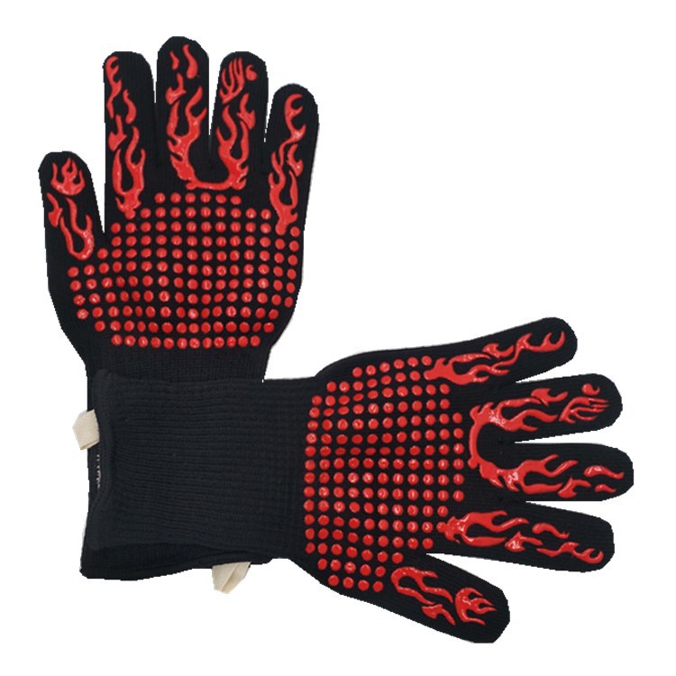 High temperature heat resistant gloves kitchen gloves barbecue gloves