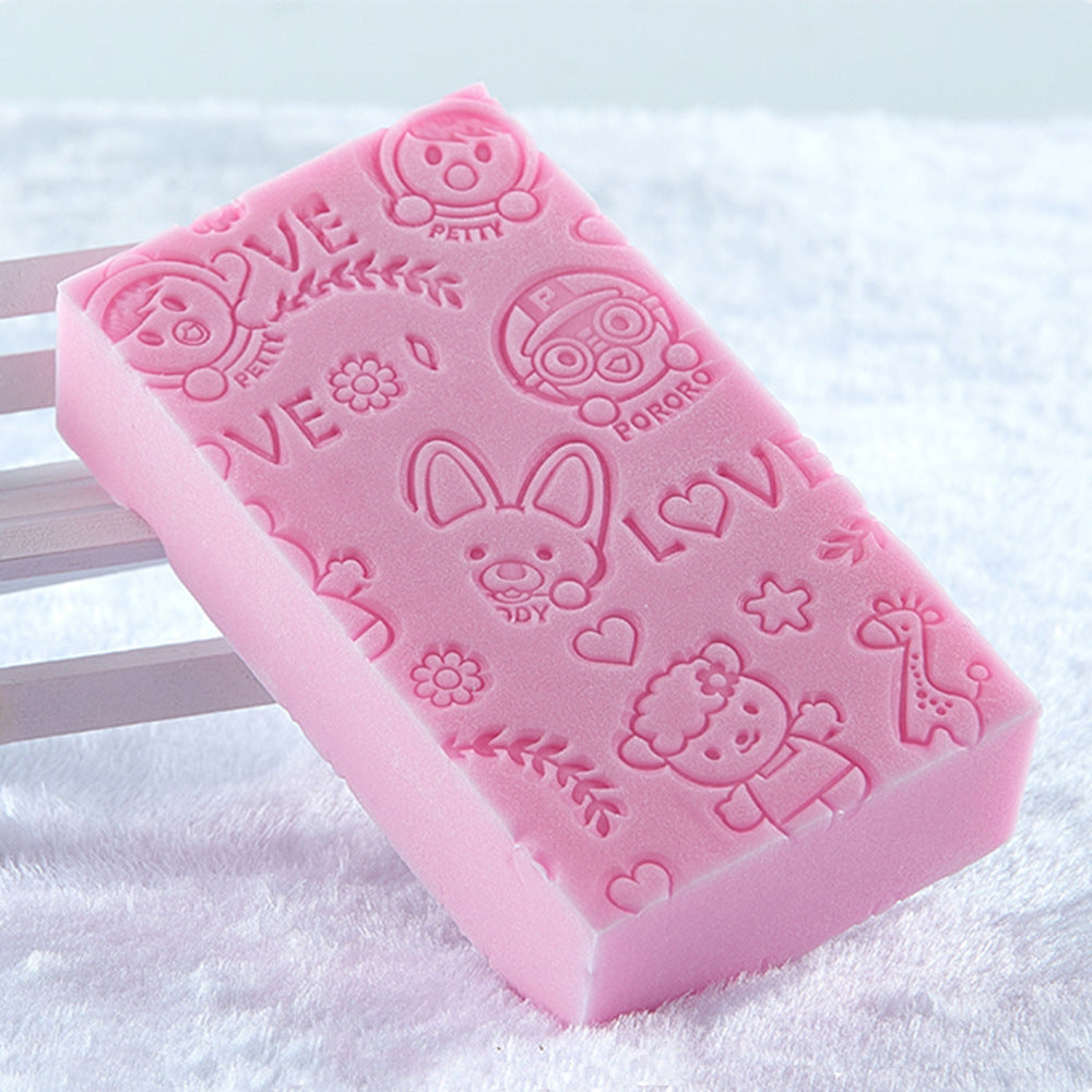 Scrubbing artifact child rubbing sponge sponge painless baby rubbing gray artifact bath sponge cartoon toddler rubbing mud treasure