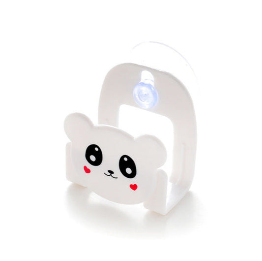 Cartoon kitchen sink storage rack sponge wipes rack suction cup bathroom sundries rack