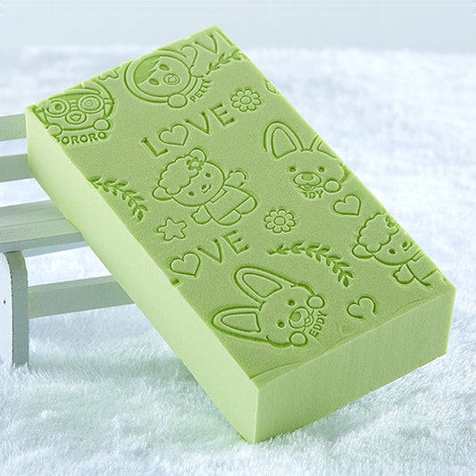 Scrubbing artifact child rubbing sponge sponge painless baby rubbing gray artifact bath sponge cartoon toddler rubbing mud treasure