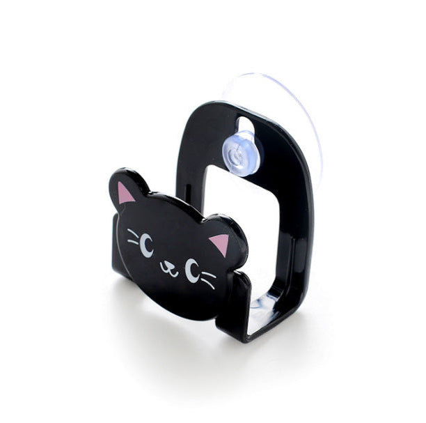 Cartoon kitchen sink storage rack sponge wipes rack suction cup bathroom sundries rack