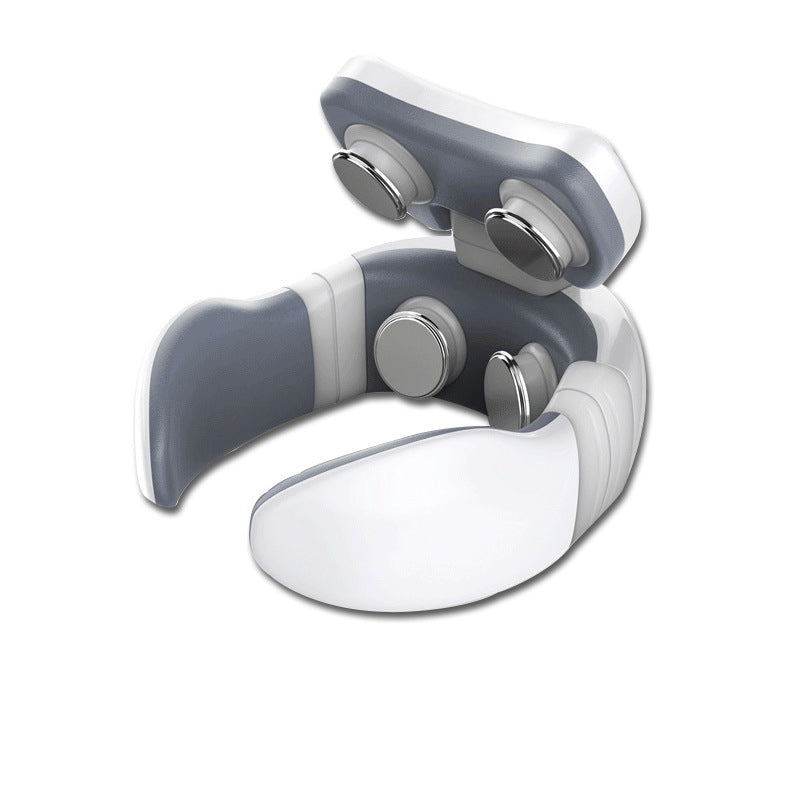 Cervical spine massager shoulder and neck neck protection instrument massager pulse four-headed cervical spine massager