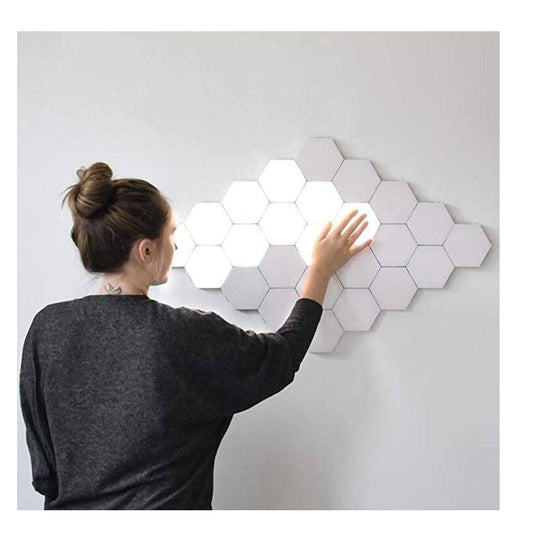 Quantum Combination Splicing Wall Light Smart Touch Sensor Light LED Honeycomb Aisle Bedroom Background Quantum Light