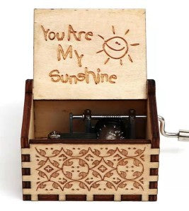 Creative Classical Music Box Wooden Handy Music Box Crafts DIY Carving Music Box Wooden Decoration