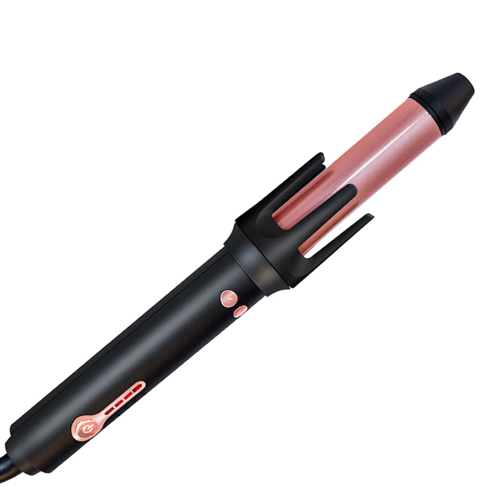 Amazon's new curling iron ceramic glaze liquid crystal display large volume small volume pear flower head net red electric curling iron hair iron