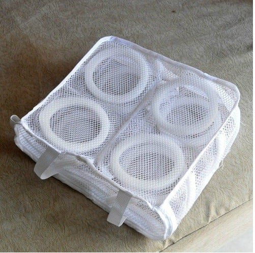 Lazy shoe washing artifact shoe washing machine washing machine thickening can be hanged in the sun drying shoe washing protection bag net bag protection washing bag customization