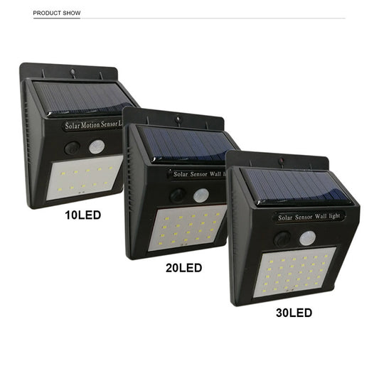 Hot Sale Solar Wall Light Body Sensor Wall Light Outdoor Waterproof Garden Garden Light Lighting Wall Street Light