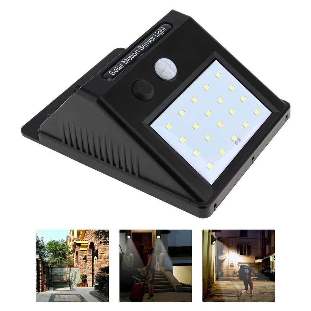 Hot Sale Solar Wall Light Body Sensor Wall Light Outdoor Waterproof Garden Garden Light Lighting Wall Street Light