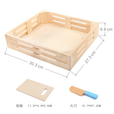 Wooden magnetic cut fruit toys, children’s play house simulation vegetables, cut to see boys and girls cut to play toys