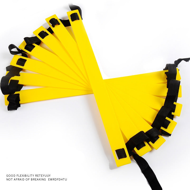 Factory direct football training rope ladder jump lattice ladder agility pace training speed ladder blue ball energy ladder training rope