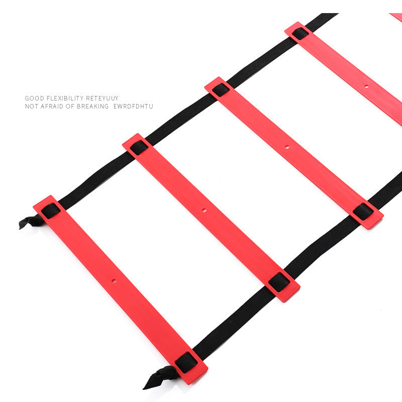 Factory direct football training rope ladder jump lattice ladder agility pace training speed ladder blue ball energy ladder training rope