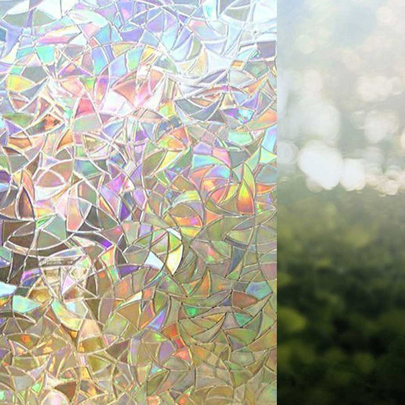 Amazon AliExpress cross-border colorful electrostatic glass stickers non-adhesive self-adhesive PVC film window stickers glass stickers