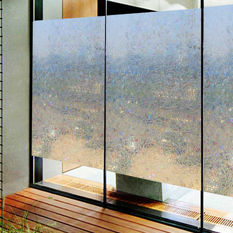 Amazon AliExpress cross-border colorful electrostatic glass stickers non-adhesive self-adhesive PVC film window stickers glass stickers