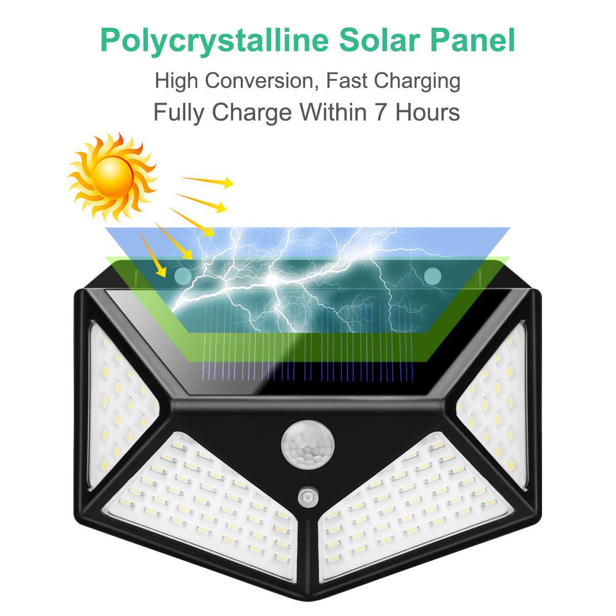 100LED solar wall light 100LED solar wall light