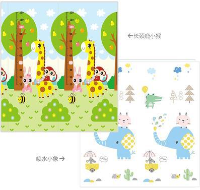 Factory wholesale crawling mat, environmentally friendly and tasteless baby play mat, thickened double-sided foldable xpe child crawling mat