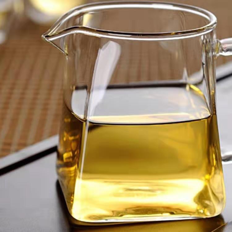 Factory wholesale heat-resistant glass square flower teapot with stainless steel filter square pot high temperature glass tea set