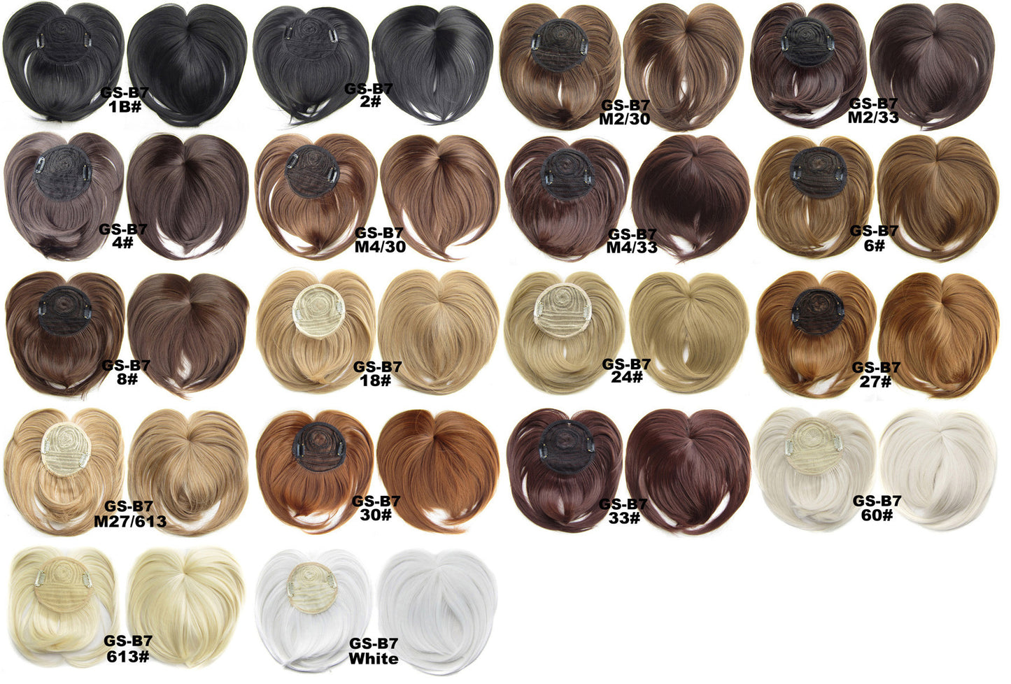 High simulation human scalp cover top cover white hair one piece thin and light no trace top top replacement piece 18 multicolor optional