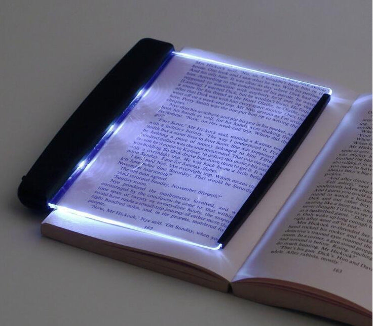 LED flat night vision book light eye protection reading light bedroom reading artifact folder book light night reading creative light