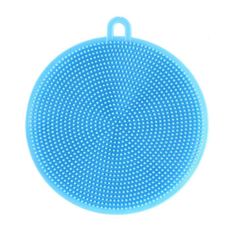 Douyin with the same type of pot washing brush decontamination multi-function melon and fruit vegetable cleaning cloth non-stick oil Kui kitchen silicone cleaning brush