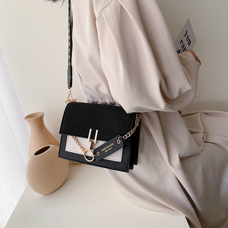 Autumn and winter casual retro small bag female 2019 new Korean fashion frosted shoulder messenger small square bag