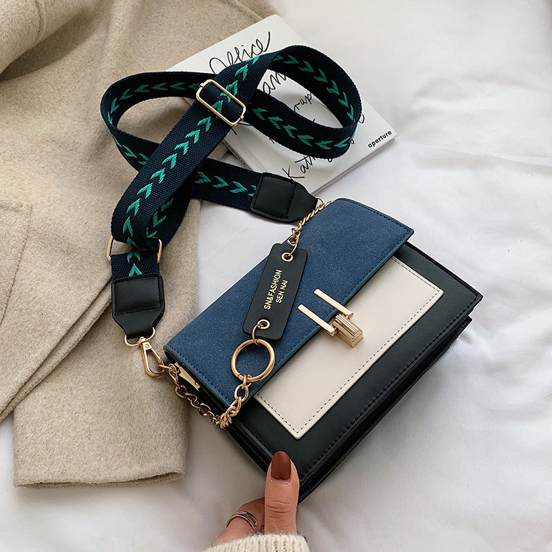 Autumn and winter casual retro small bag female 2019 new Korean fashion frosted shoulder messenger small square bag