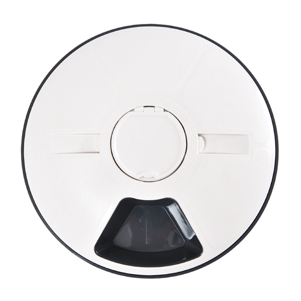 Timing feeder 6 grid electric timing cat and dog feeder unmanned feeding machine music reminder pet food