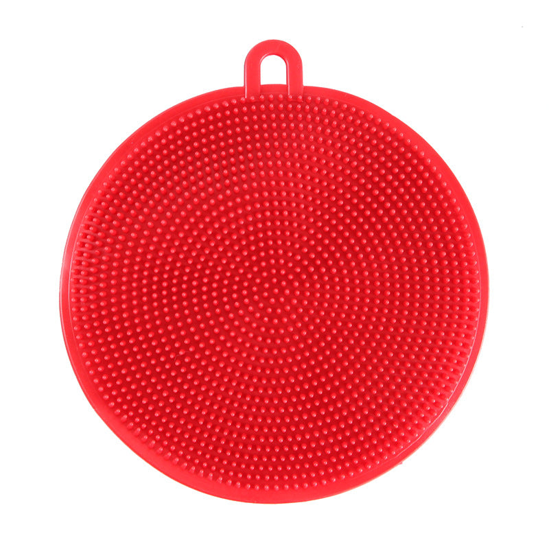 Douyin with the same type of pot washing brush decontamination multi-function melon and fruit vegetable cleaning cloth non-stick oil Kui kitchen silicone cleaning brush