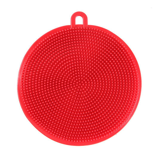 Douyin with the same type of pot washing brush decontamination multi-function melon and fruit vegetable cleaning cloth non-stick oil Kui kitchen silicone cleaning brush