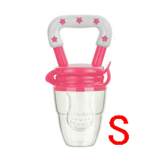 Baby silicone nipple, fruit and vegetable bite music, plastic pacifier, baby food supplement feeder