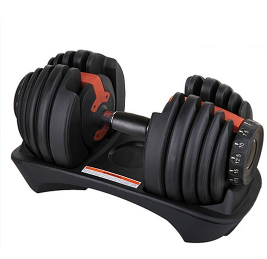 Fitness equipment household adjustable weight dumbbell men's arm muscles adjustable dumbbell 24Kg