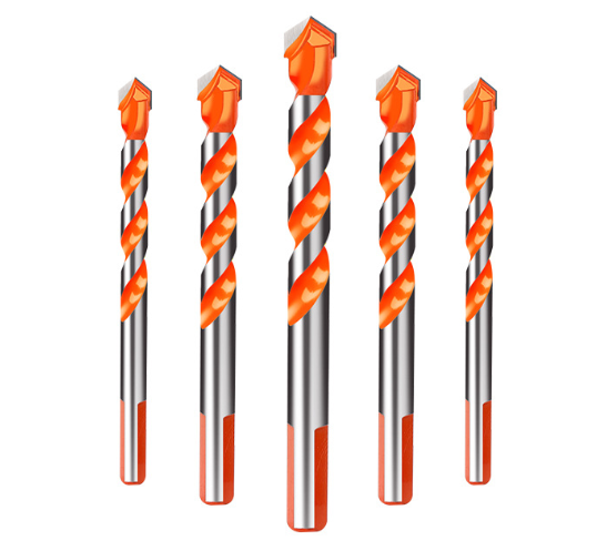 New cement wall tiles. Stainless steel triangle multifunctional granite marble concrete overlord glass drill bit