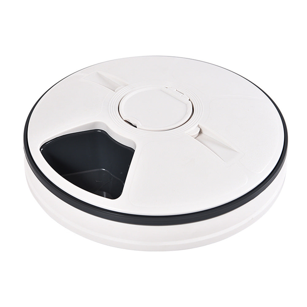 Timing feeder 6 grid electric timing cat and dog feeder unmanned feeding machine music reminder pet food