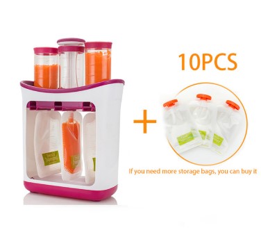 Household children's fruit puree squeezer Becom US kitchen sub-packing extruder baby food supplement fruit fried machine