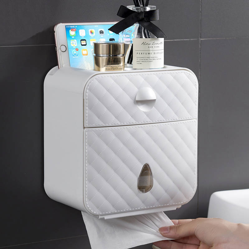 Hand box toilet toilet tissue box free perforated roll paper pumping paper toilet paper box waterproof toilet paper rack