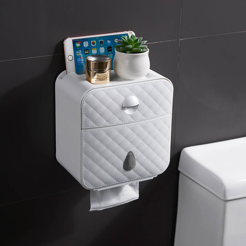 Hand box toilet toilet tissue box free perforated roll paper pumping paper toilet paper box waterproof toilet paper rack
