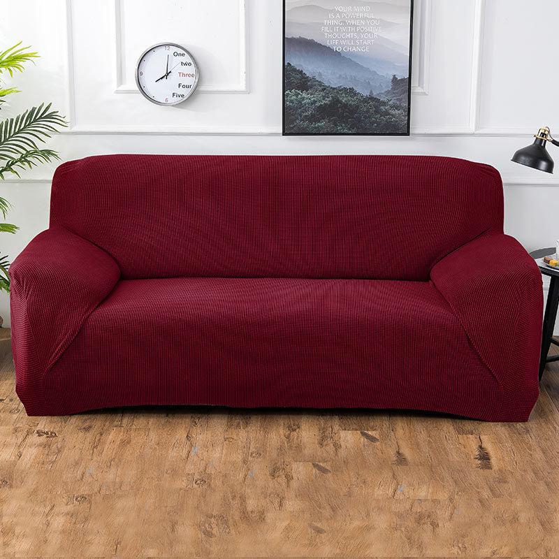 Wholesale thickened fleece knitted stretch sofa cover sofa cover all-inclusive single double triple sofa cushion towel universal