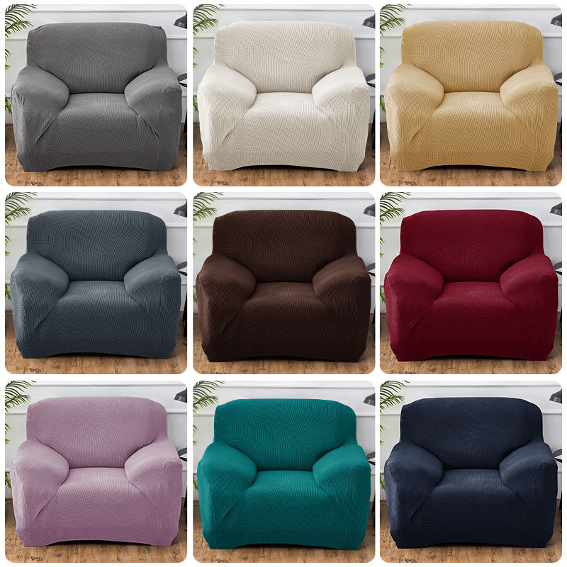 Wholesale thickened fleece knitted stretch sofa cover sofa cover all-inclusive single double triple sofa cushion towel universal