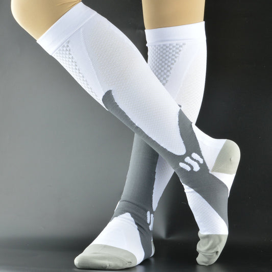 Brothock Compression Socks Nylon Medical Nursing Stockings Specializes Outdoor Cycling Fast-drying Breathable Adult Sports Socks