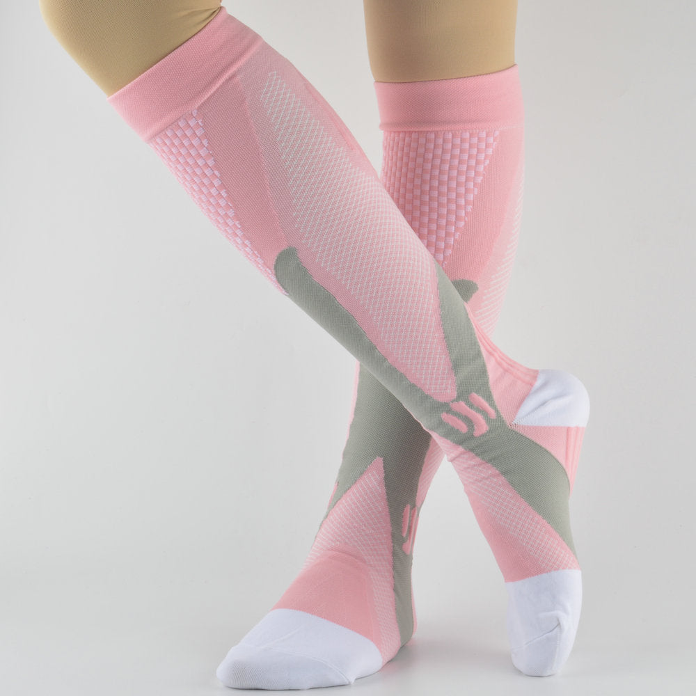 Brothock Compression Socks Nylon Medical Nursing Stockings Specializes Outdoor Cycling Fast-drying Breathable Adult Sports Socks