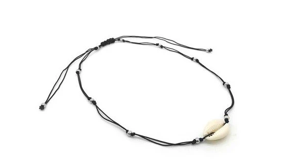 European and American fashion necklace, personalized creative hand-woven shell necklace, ladies shell clavicle necklace