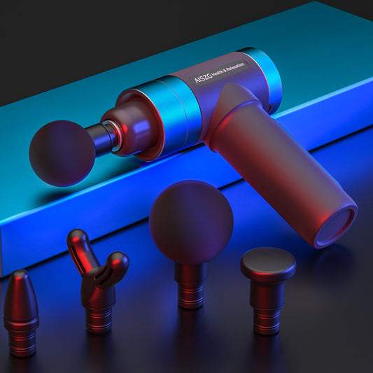 New muscle gun muscle massager USB charging portable electric home outdoor fitness muscle relaxation massage